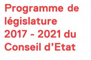 programme de législature 2017 -2021 CE